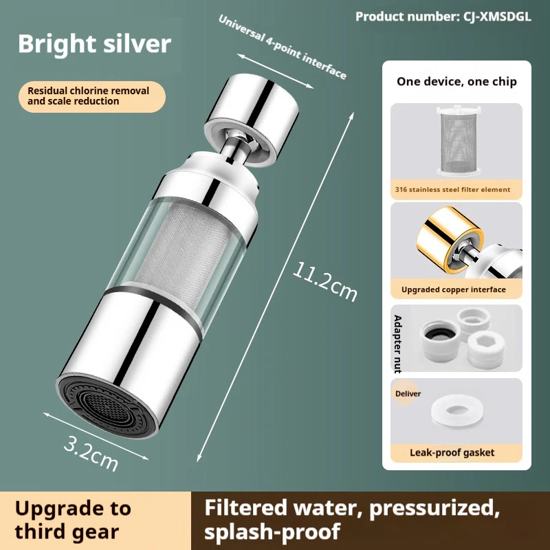 Eco-Friendly Double Filter Splash Proof Faucet Attachment - Image 13