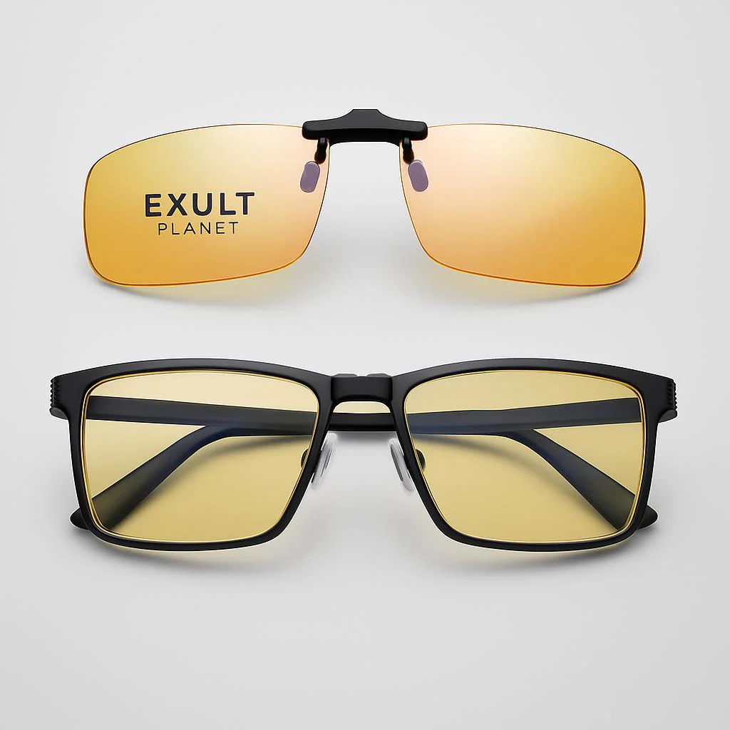 Anti-Fatigue Clip-On Glasses for Blue Light Protection - Image 5