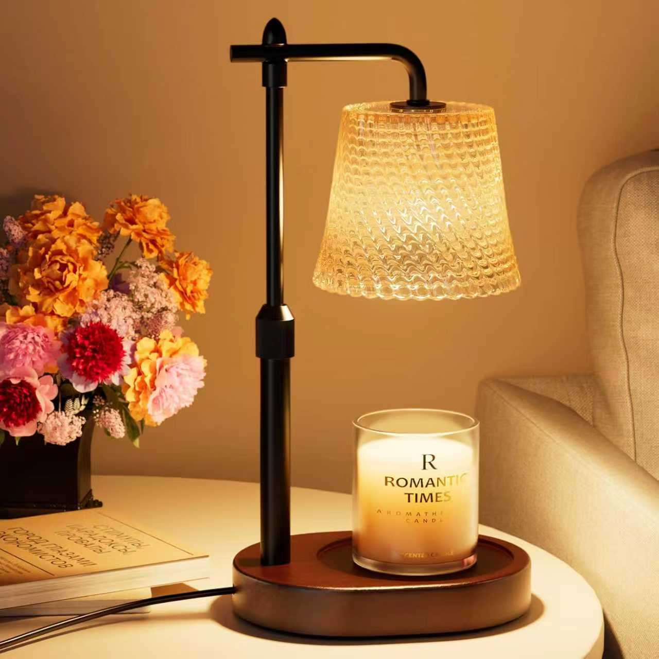 Candle Warmer Lamp with Timer & Dimmer – Flameless Wax Melt & Candle Heater, Adjustable Height, Home Décor Gift - Image 3