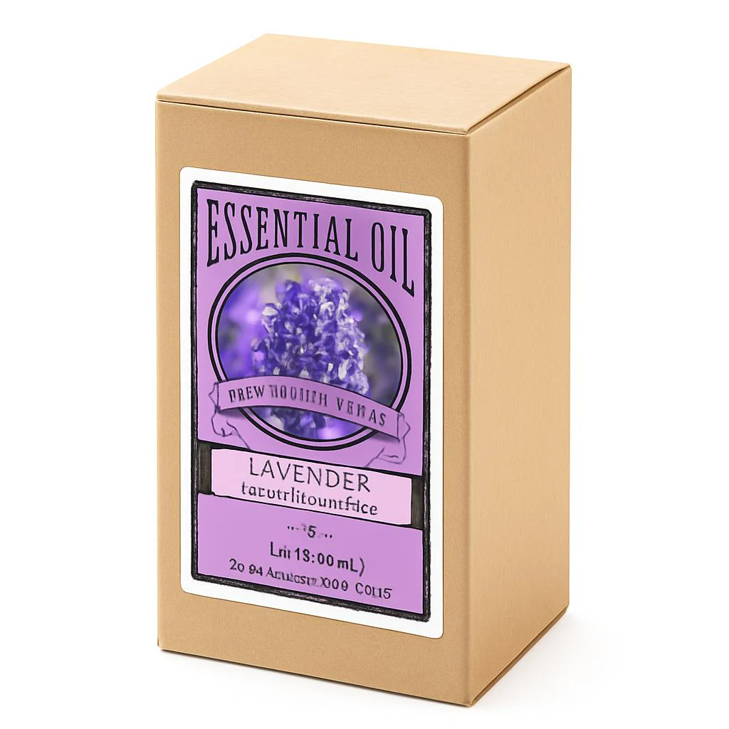 Lavender Essential Oil in Eco-Friendly Glass Bottle for Aromatherapy - Image 5