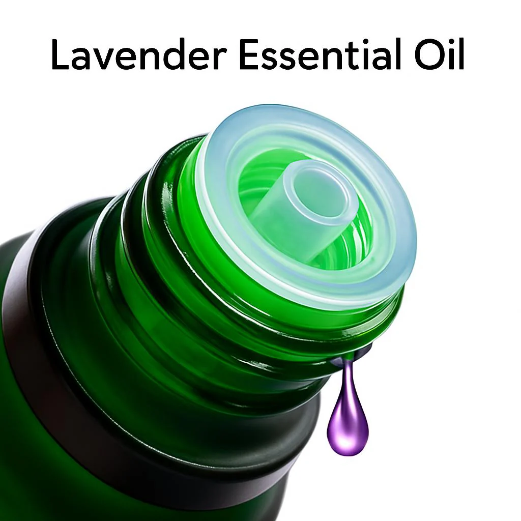 Lavender Essential Oil in Eco-Friendly Glass Bottle for Aromatherapy - Image 6
