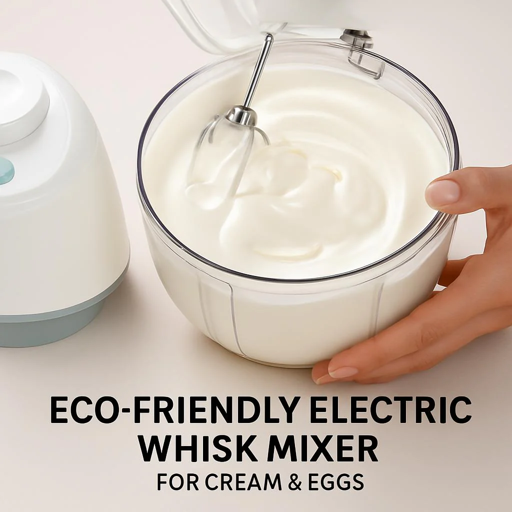 Eco-Friendly Electric Whisk Mixer for Cream & Eggs - Image 5