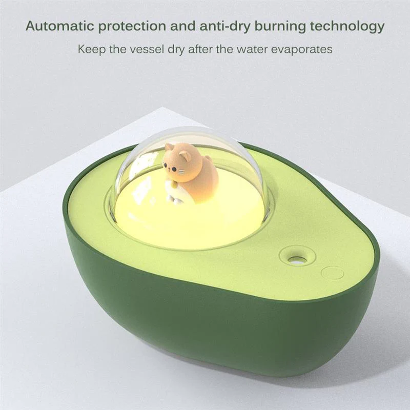Avocado Mini USB Humidifier & Night Light - Image 11