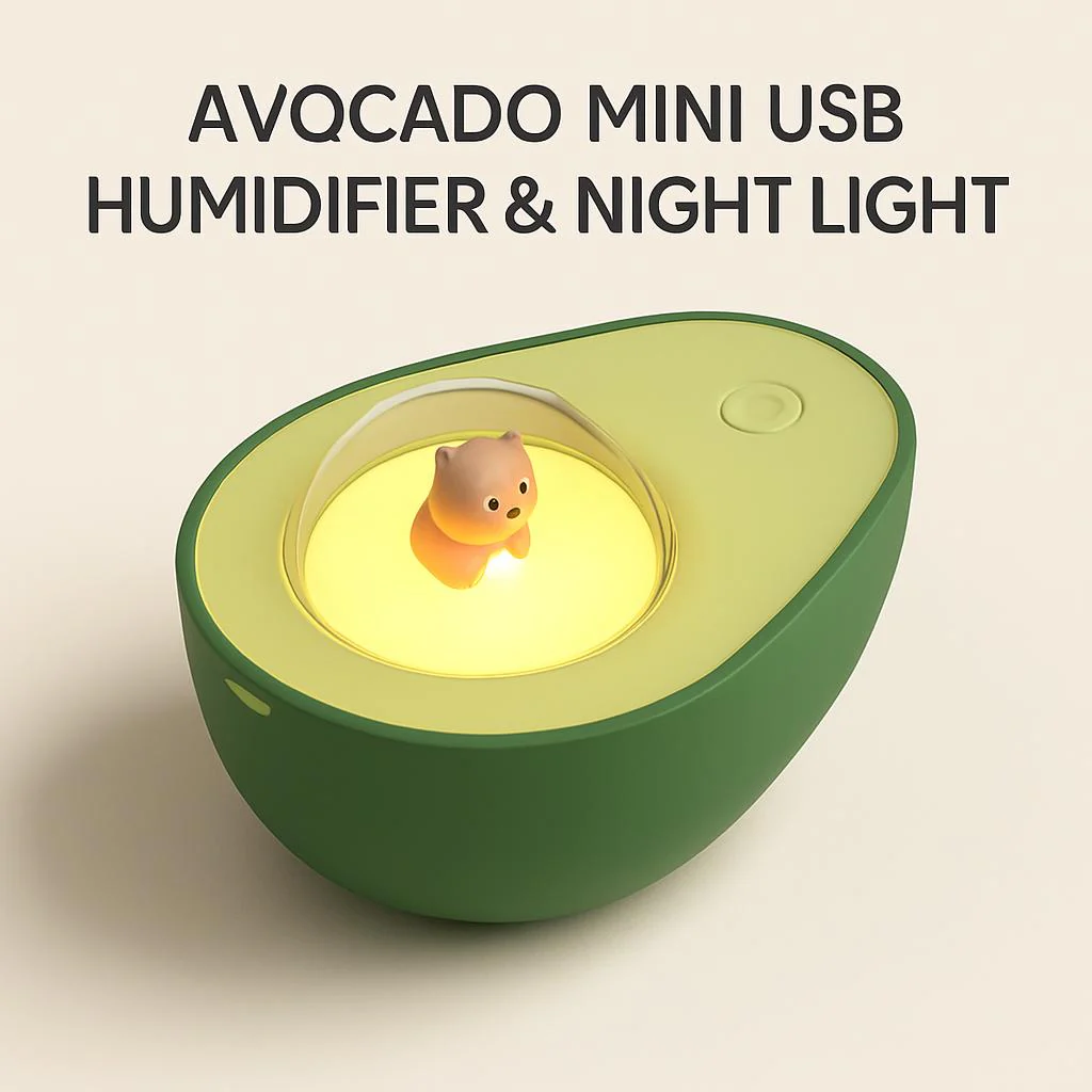 Avocado Mini USB Humidifier & Night Light - Image 7