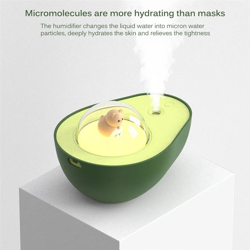 Avocado Mini USB Humidifier & Night Light - Image 9