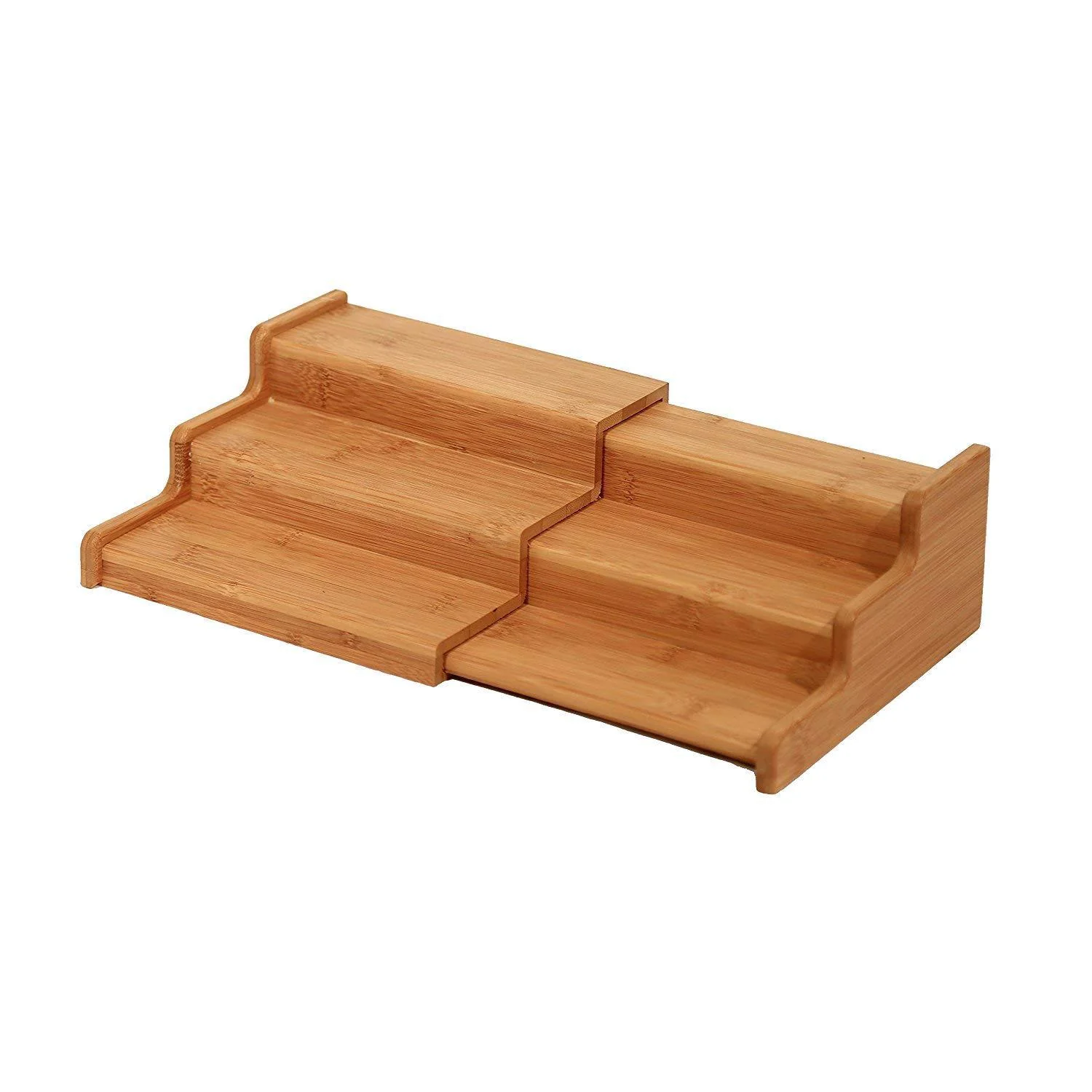 Bamboo Tiered Organizer - Eco-Friendly Storage Shelf for Home - Image 13