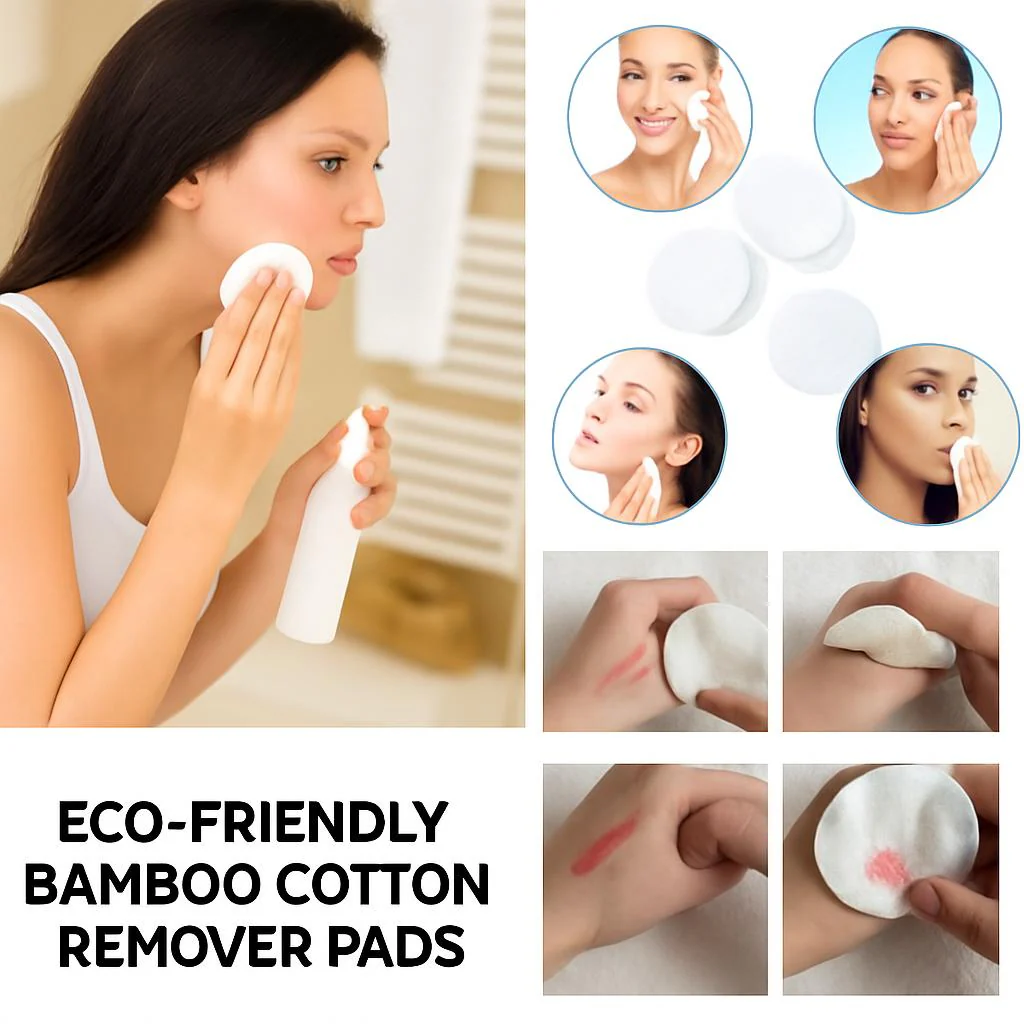 Eco-Friendly Bamboo Cotton Remover Pads - Image 6