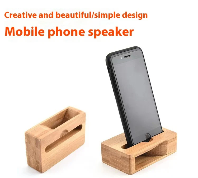 Bamboo Passive Amplifier - Eco-Friendly Natural Wood Speaker - Image 10