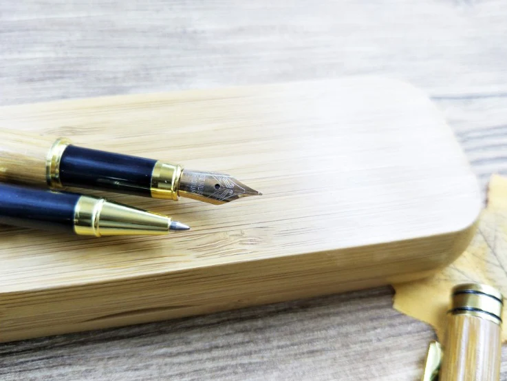 Eco-Friendly Bamboo Pen with Case - Image 14