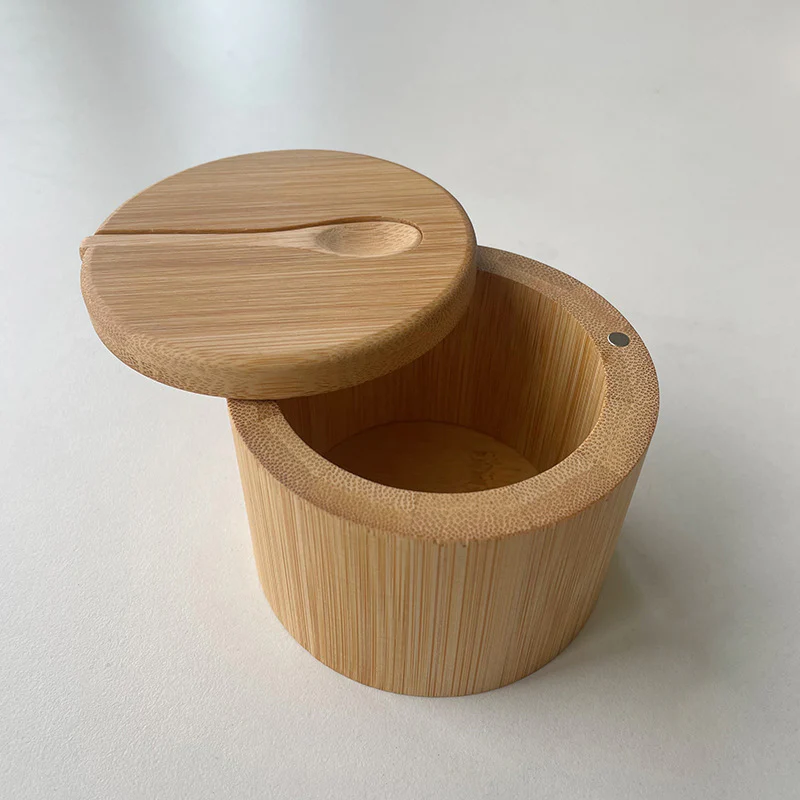 Eco-Friendly Bamboo Spice Box with Dual Compartments - Image 19