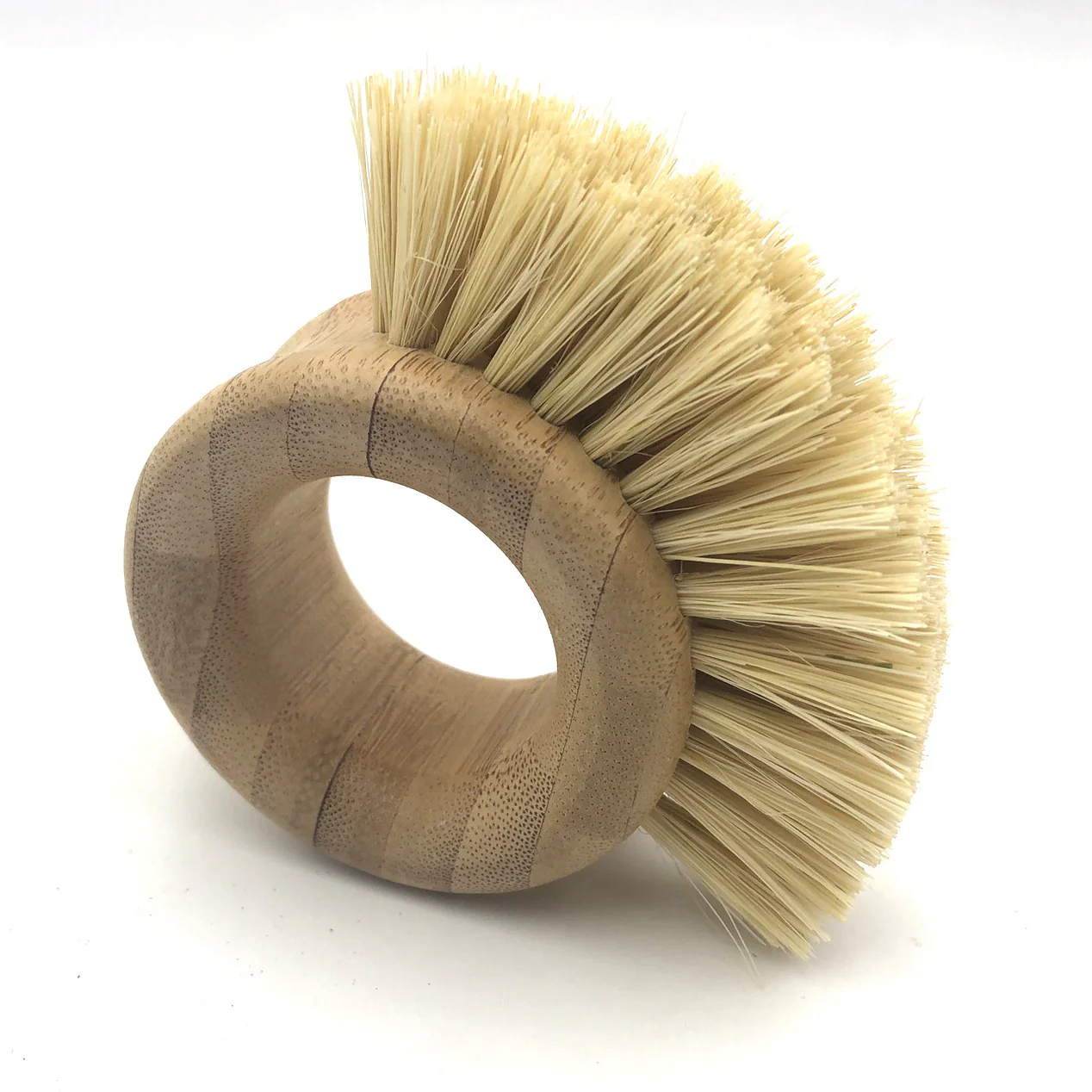Eco-Friendly Bamboo Scrub Brush with Natural Fiber Bristles - Image 8