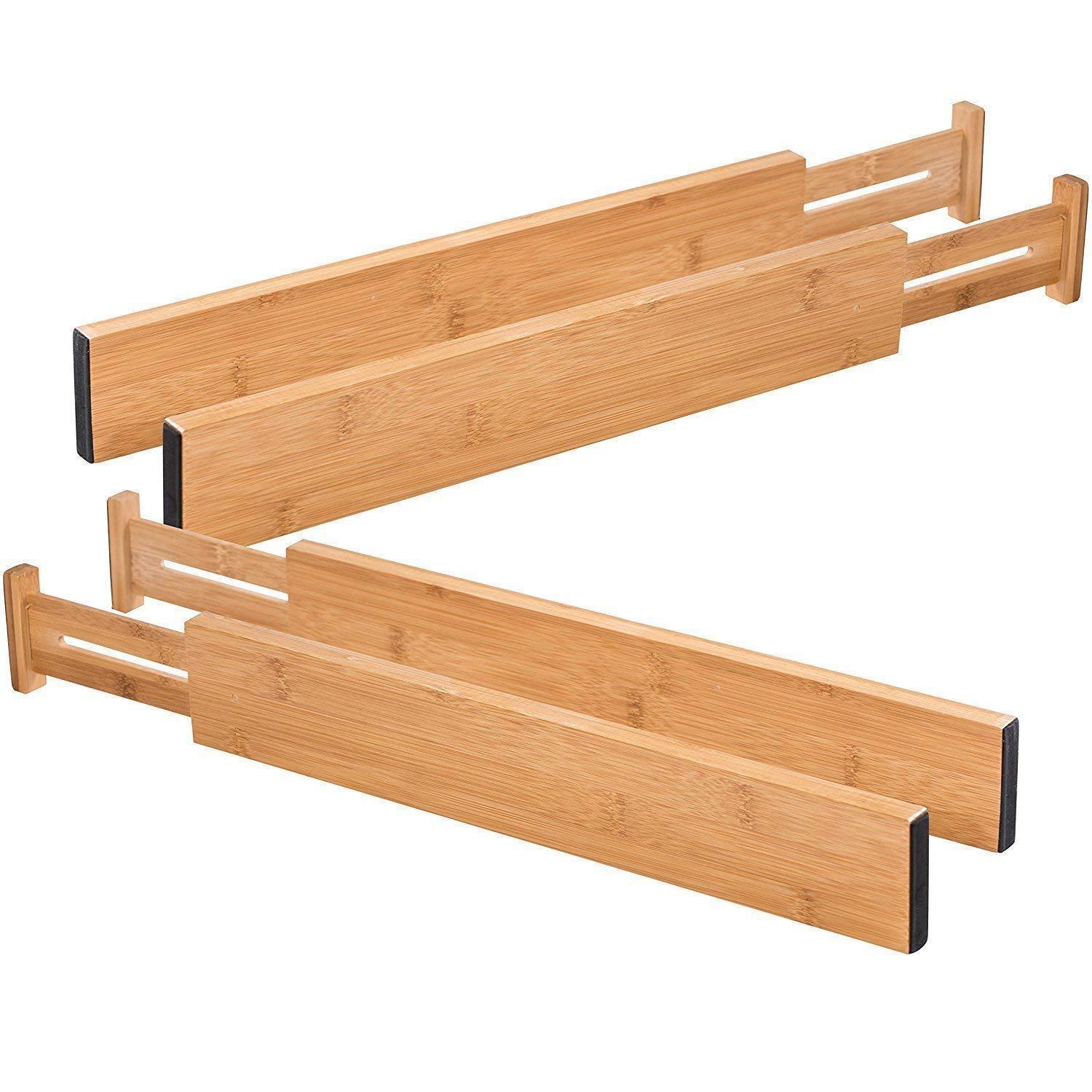Eco-Friendly Bamboo Telescopic Partition for Home Organization - Image 10