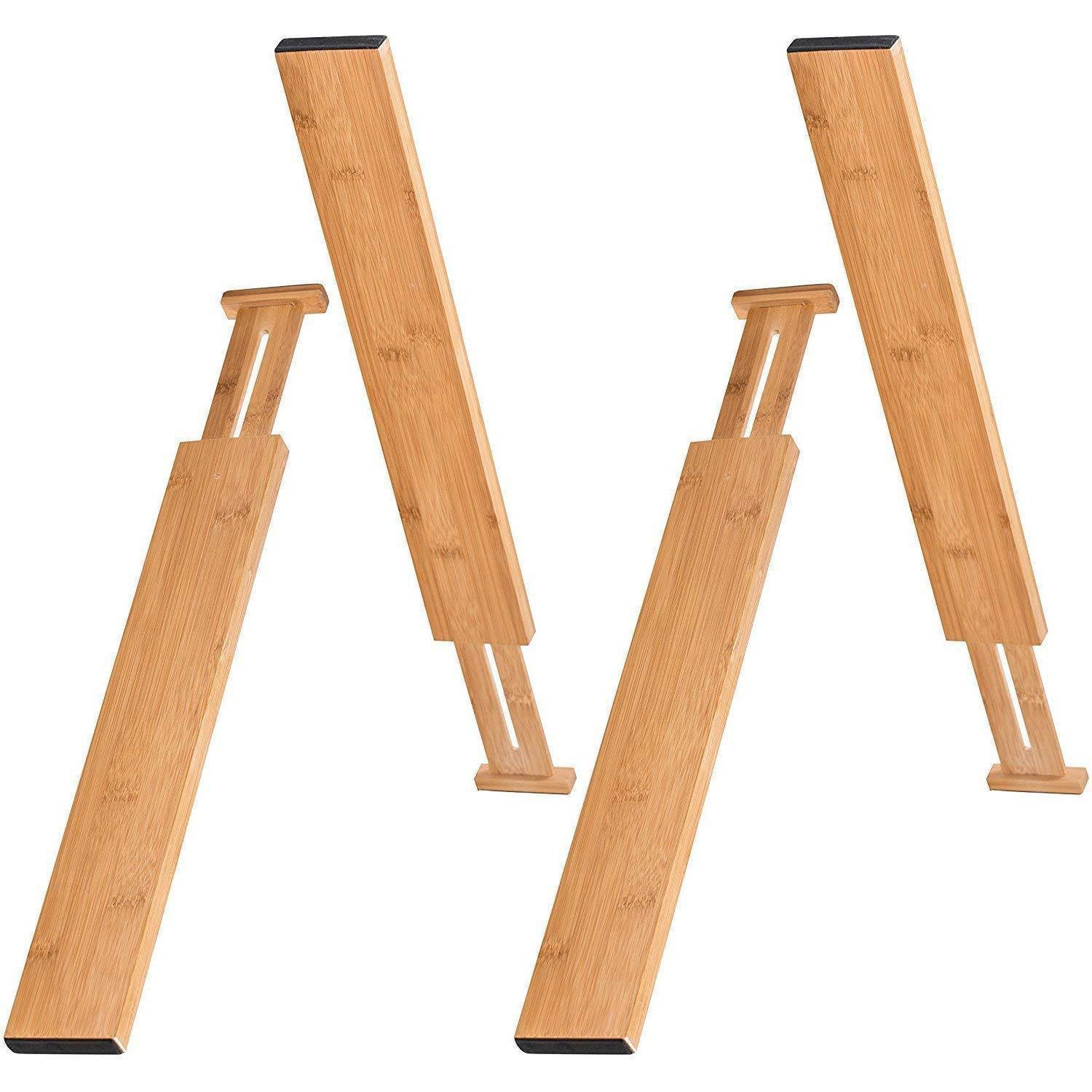 Eco-Friendly Bamboo Telescopic Partition for Home Organization - Image 11