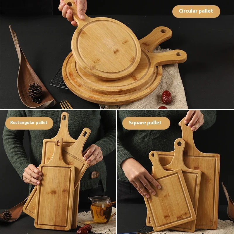 Eco-Friendly Bamboo Dessert and Pizza Serving Tray - Image 10