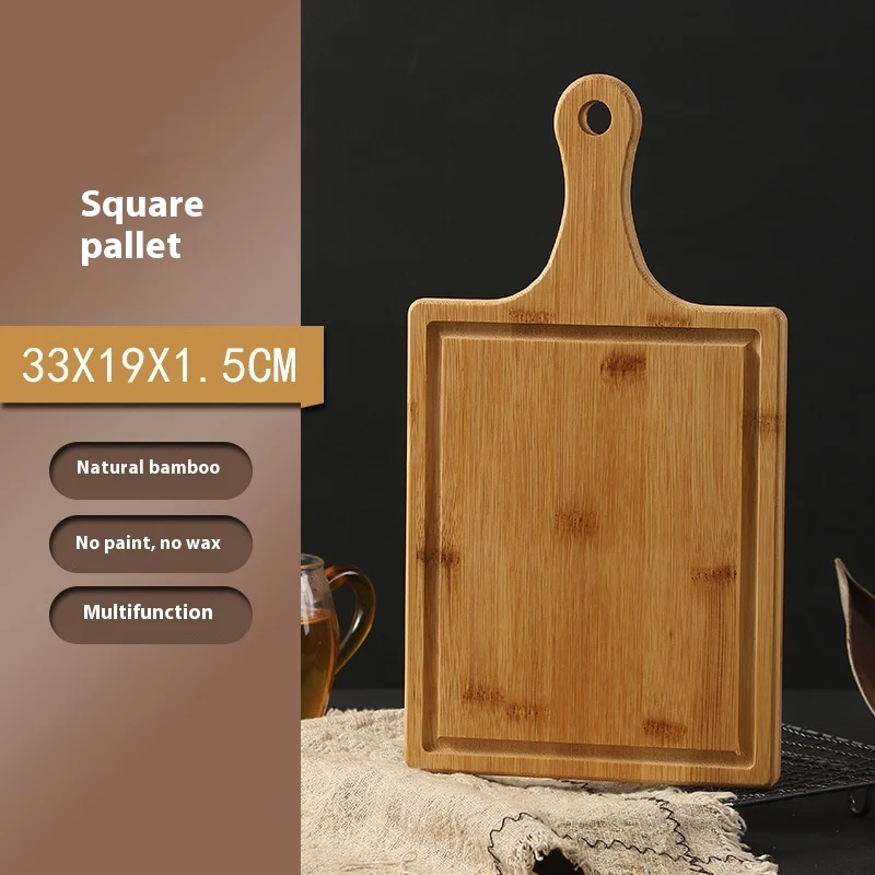 Eco-Friendly Bamboo Dessert and Pizza Serving Tray - Image 13