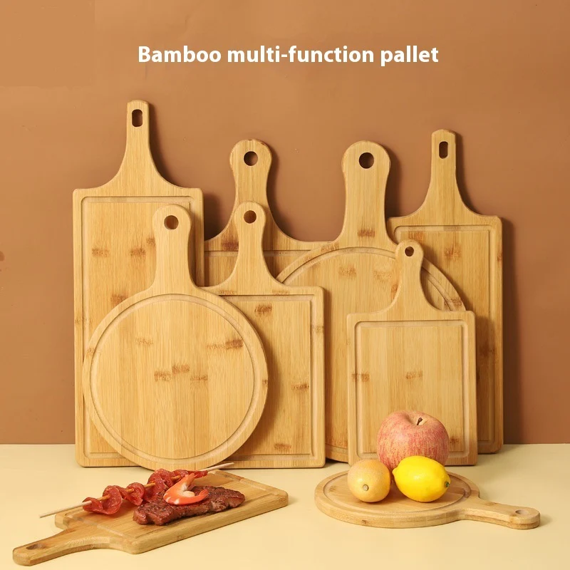 Eco-Friendly Bamboo Dessert and Pizza Serving Tray - Image 8
