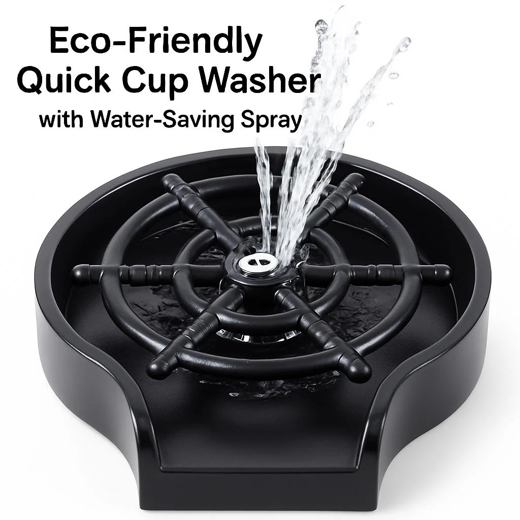 Eco-Friendly Quick Cup Washer with Water-Saving Spray - Image 6