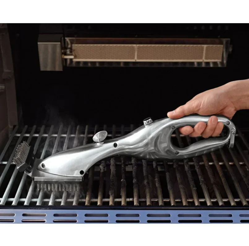 Barbecue Grill Steam Cleaning Brushes BBQ Water Spray Cleaner Brush Grill Accessories Cooking Kitchen Tool Outdoor Grill Brush - Image 14