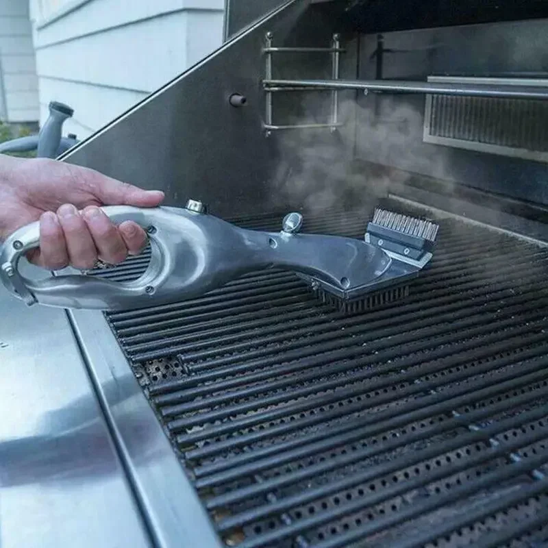 Barbecue Grill Steam Cleaning Brushes BBQ Water Spray Cleaner Brush Grill Accessories Cooking Kitchen Tool Outdoor Grill Brush - Image 15