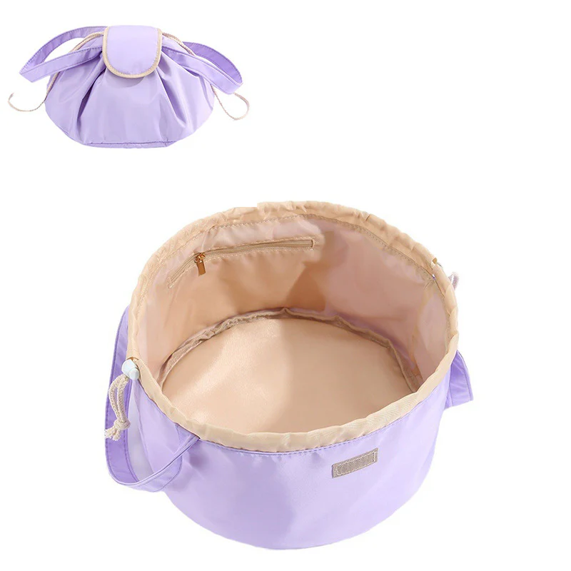 Large Drawstring Makeup Bag – Portable Cosmetic Organizer - Image 13