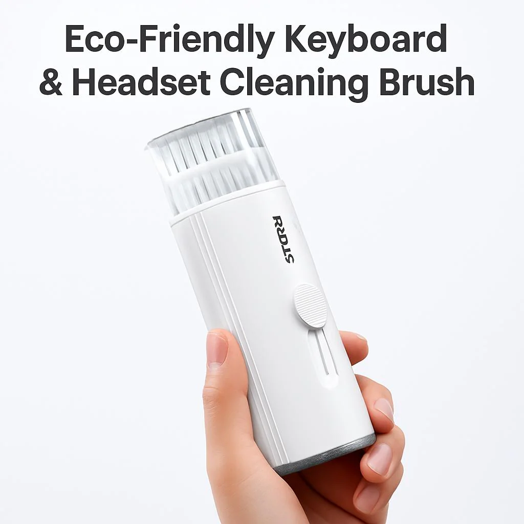Eco-Friendly Keyboard & Headset Cleaning Brush - Image 2