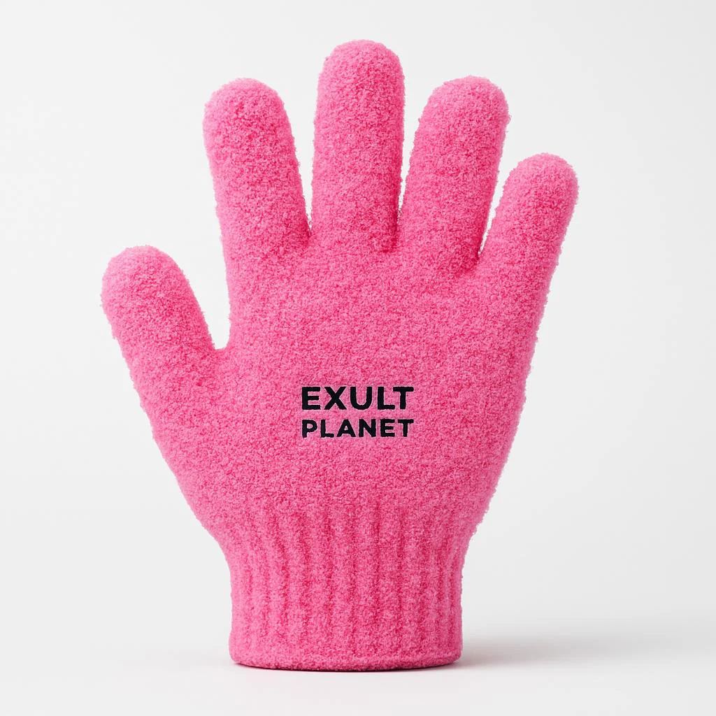 Eco-Friendly Candy Color Mud Exfoliating Bath Gloves - Image 10