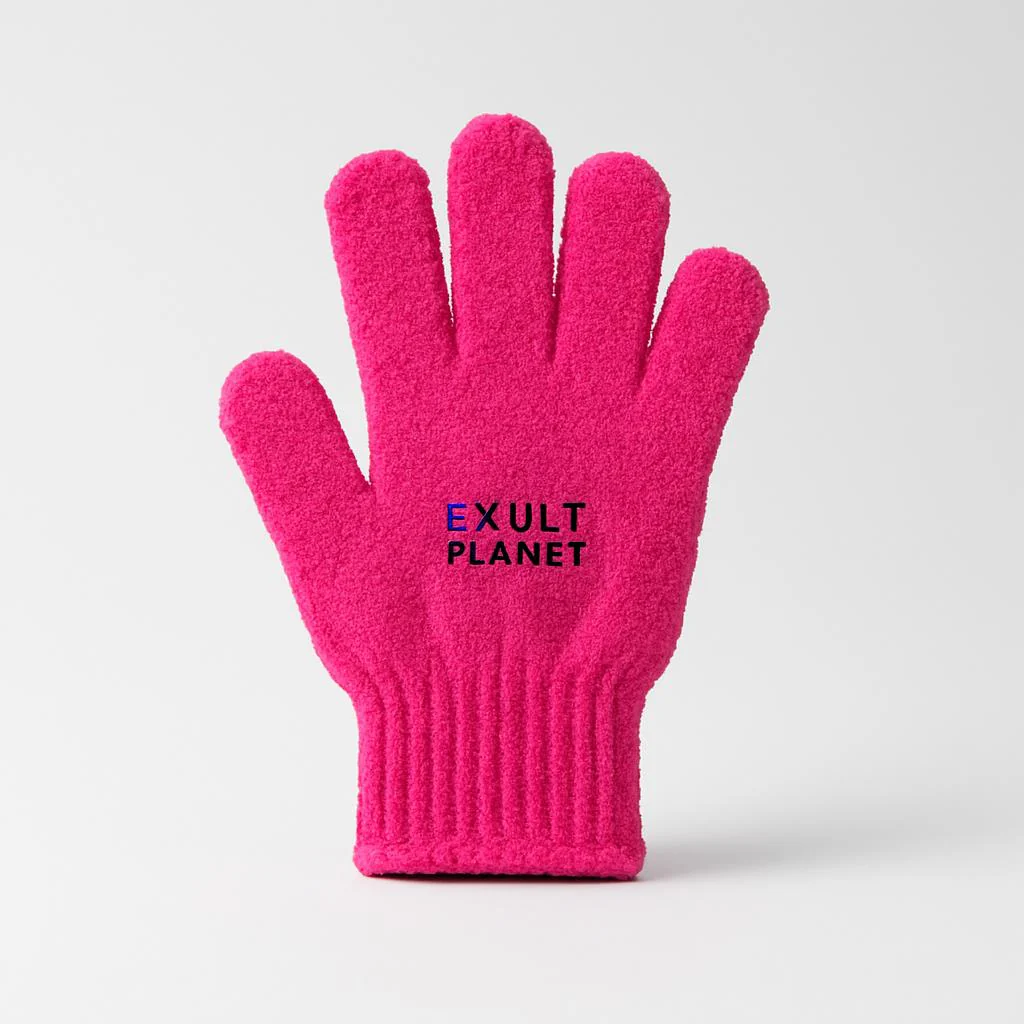 Eco-Friendly Candy Color Mud Exfoliating Bath Gloves - Image 12