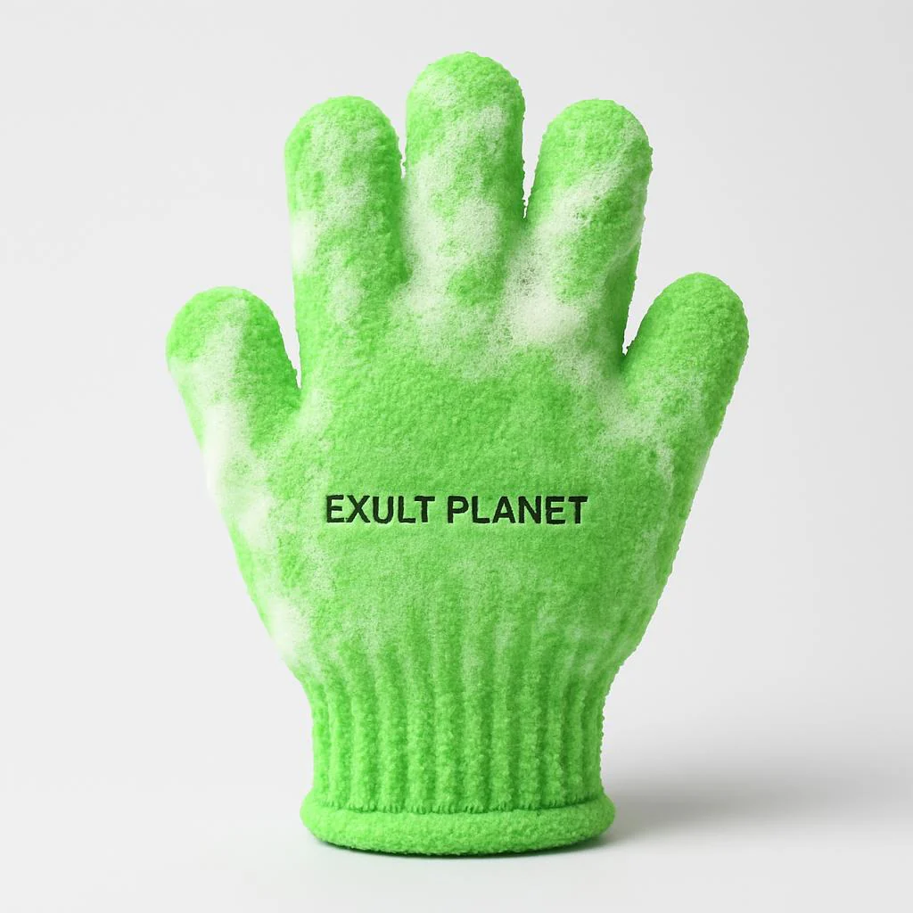 Eco-Friendly Candy Color Mud Exfoliating Bath Gloves - Image 16
