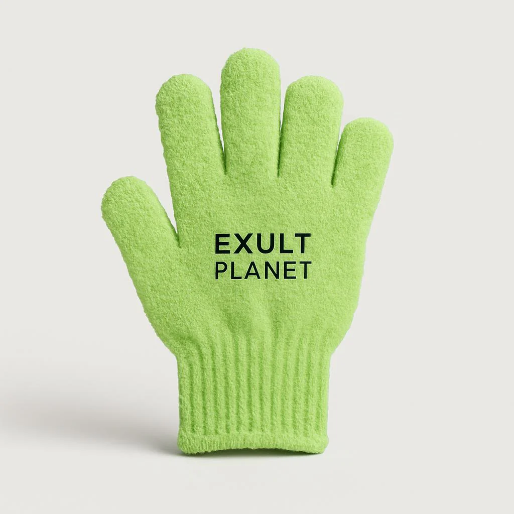 Eco-Friendly Candy Color Mud Exfoliating Bath Gloves - Image 18