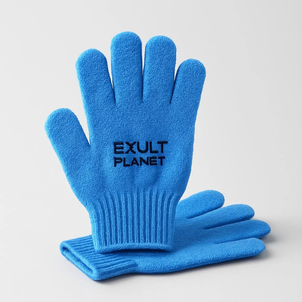 Eco-Friendly Candy Color Mud Exfoliating Bath Gloves - Image 19