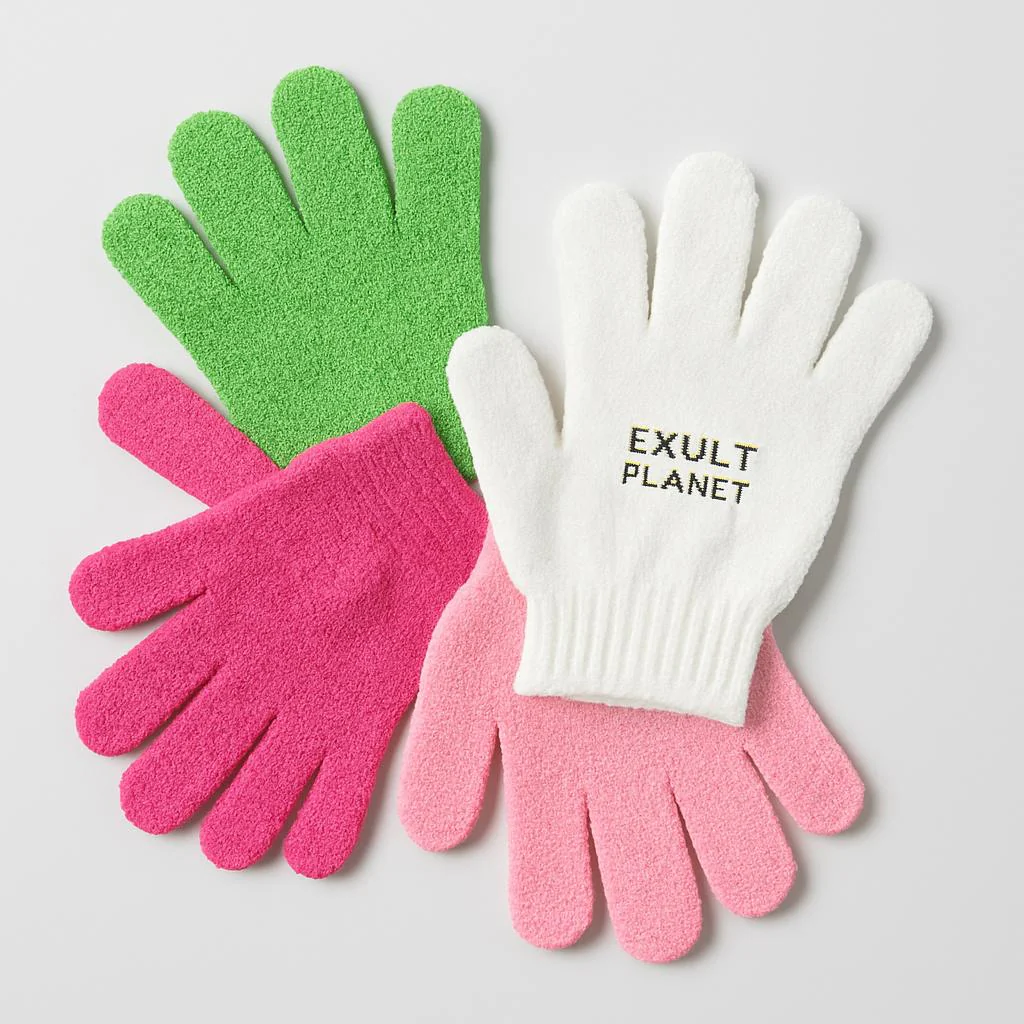 Eco-Friendly Candy Color Mud Exfoliating Bath Gloves - Image 20