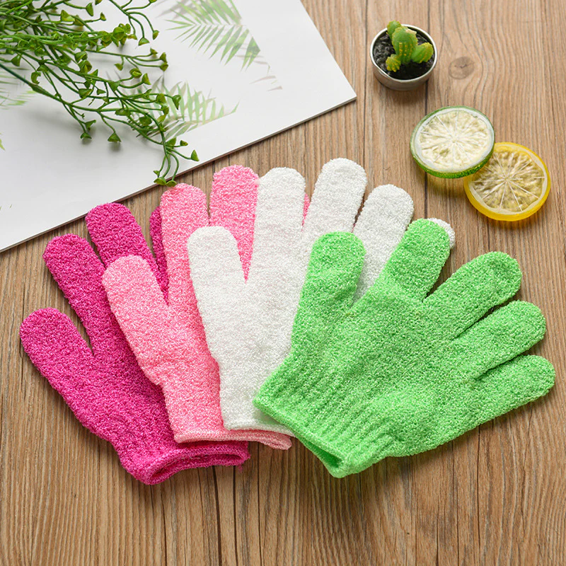 Eco-Friendly Candy Color Mud Exfoliating Bath Gloves - Image 26