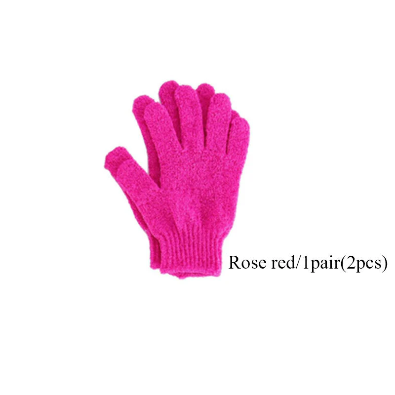 Eco-Friendly Candy Color Mud Exfoliating Bath Gloves - Image 33