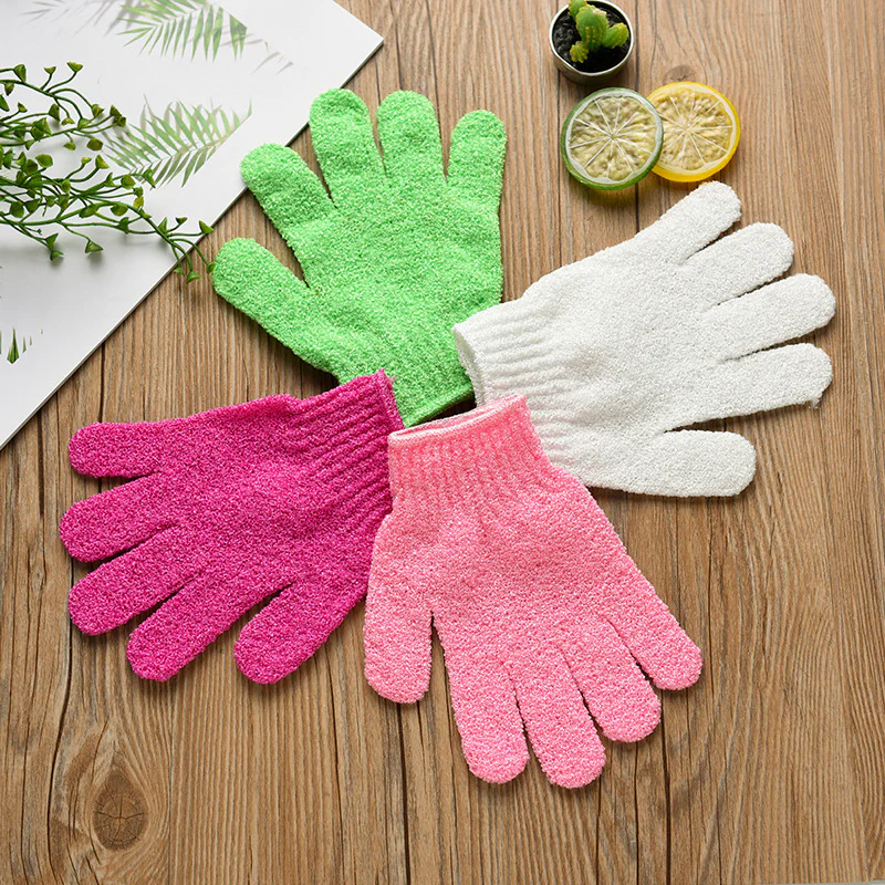 Eco-Friendly Candy Color Mud Exfoliating Bath Gloves - Image 41