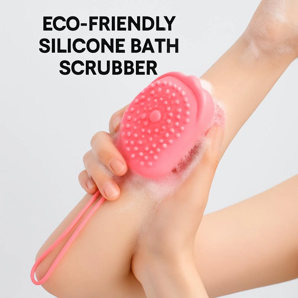 Eco-Friendly Silicone Bath Scrubber - Sustainable Body Care - Image 4