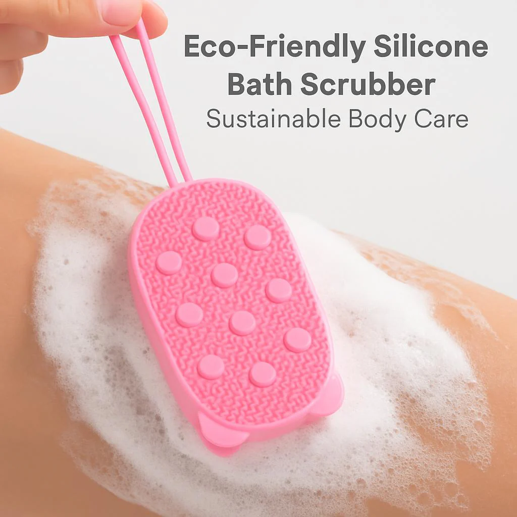 Eco-Friendly Silicone Bath Scrubber - Sustainable Body Care - Image 9