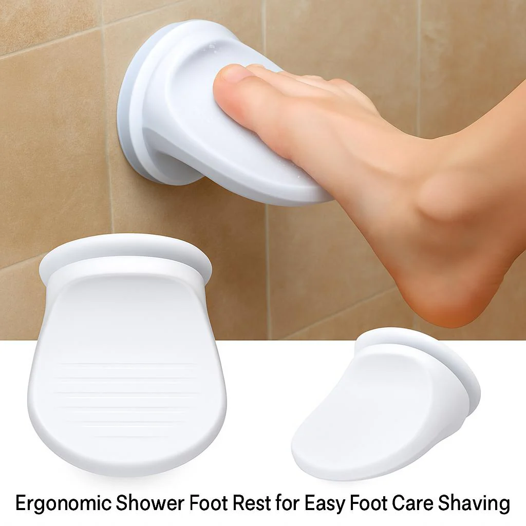 Ergonomic Shower Foot Rest for Easy Foot Care and Shaving - Image 4
