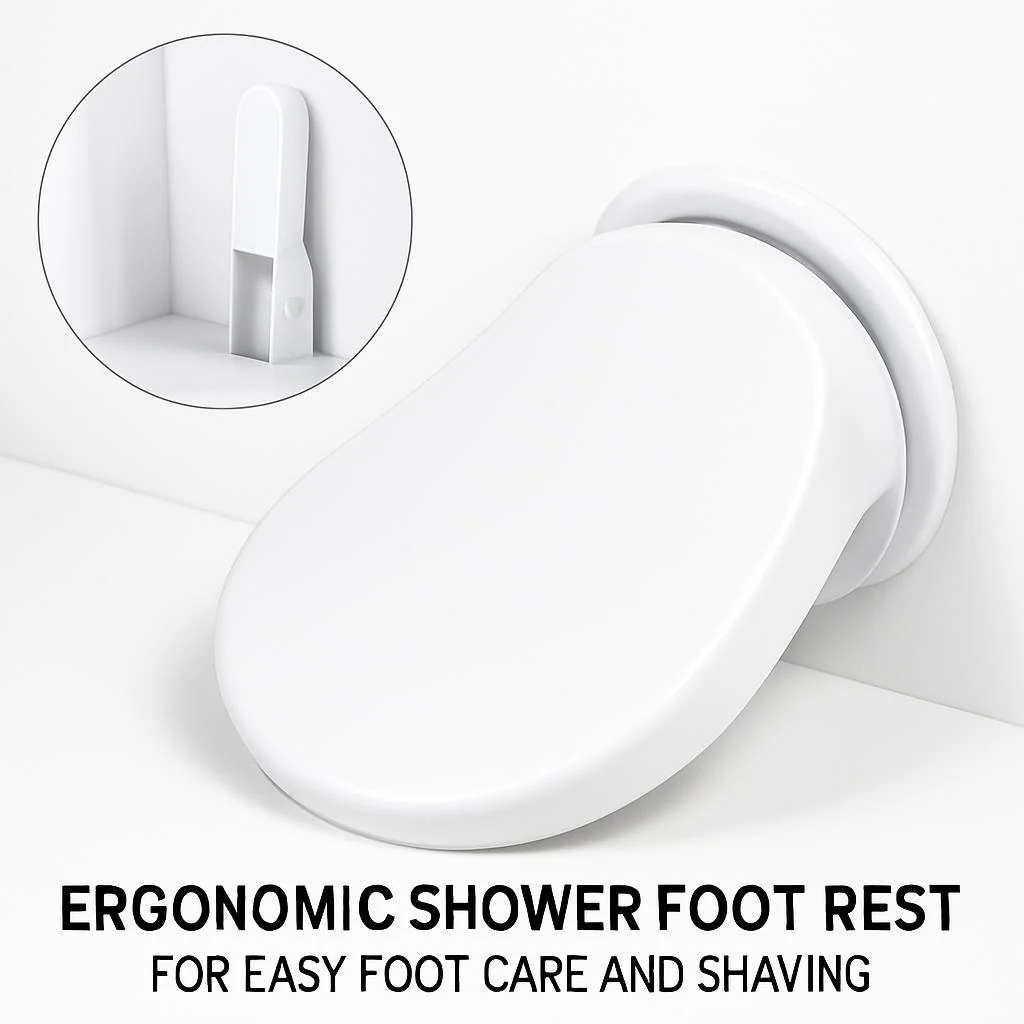 Ergonomic Shower Foot Rest for Easy Foot Care and Shaving - Image 7