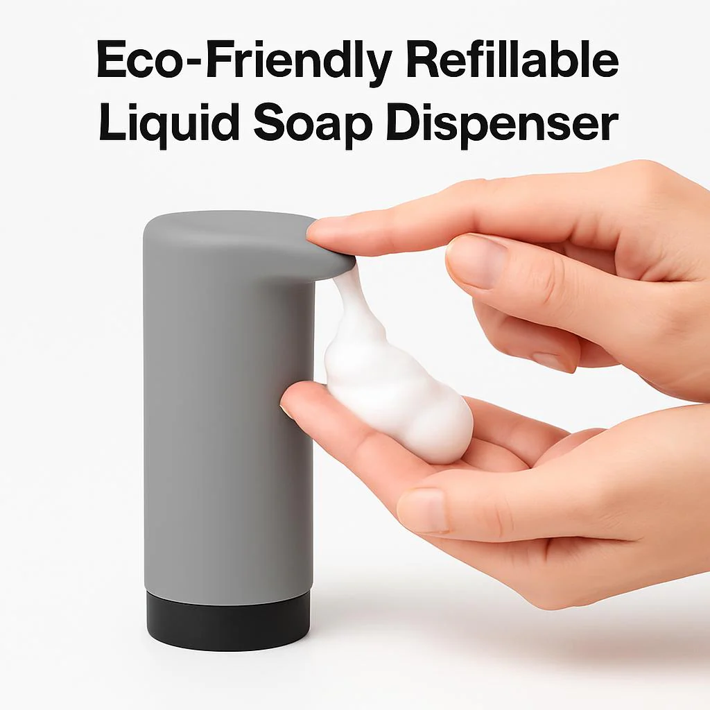 Eco-Friendly Refillable Liquid Soap Dispenser - Image 3