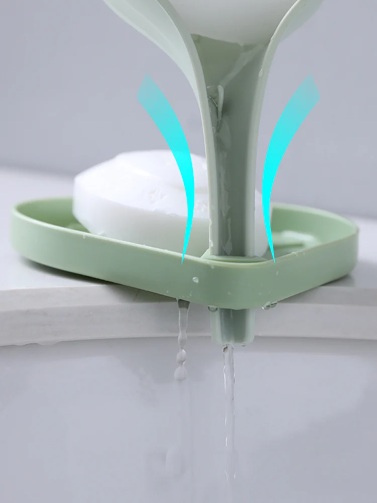Leaf-Shaped Soap Holder - Eco-Friendly Water-Draining Design - Image 13