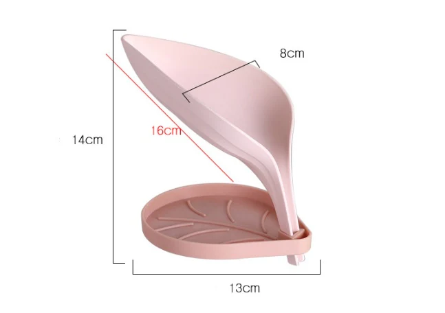 Leaf-Shaped Soap Holder - Eco-Friendly Water-Draining Design - Image 16