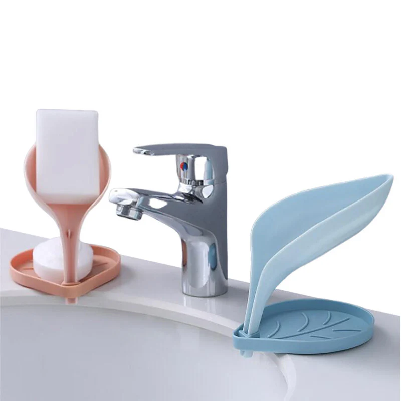 Leaf-Shaped Soap Holder - Eco-Friendly Water-Draining Design - Image 17