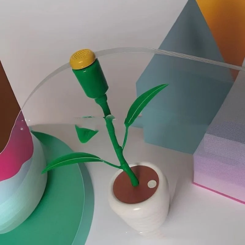 Leaf-Shaped Battery-Powered Fly Repellent Fan - Image 9