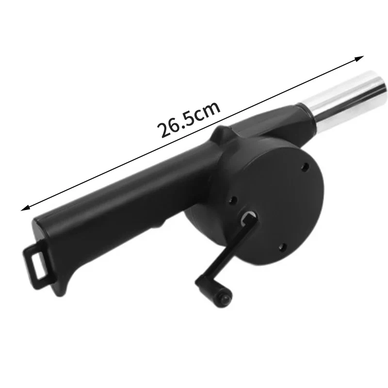BBQ Fan Air Blower Fast Fire Starter Portable Manual Hand Crank for Outdoor Picnic Camping Cooking Barbecue Charcoal Grills Stov - Image 3