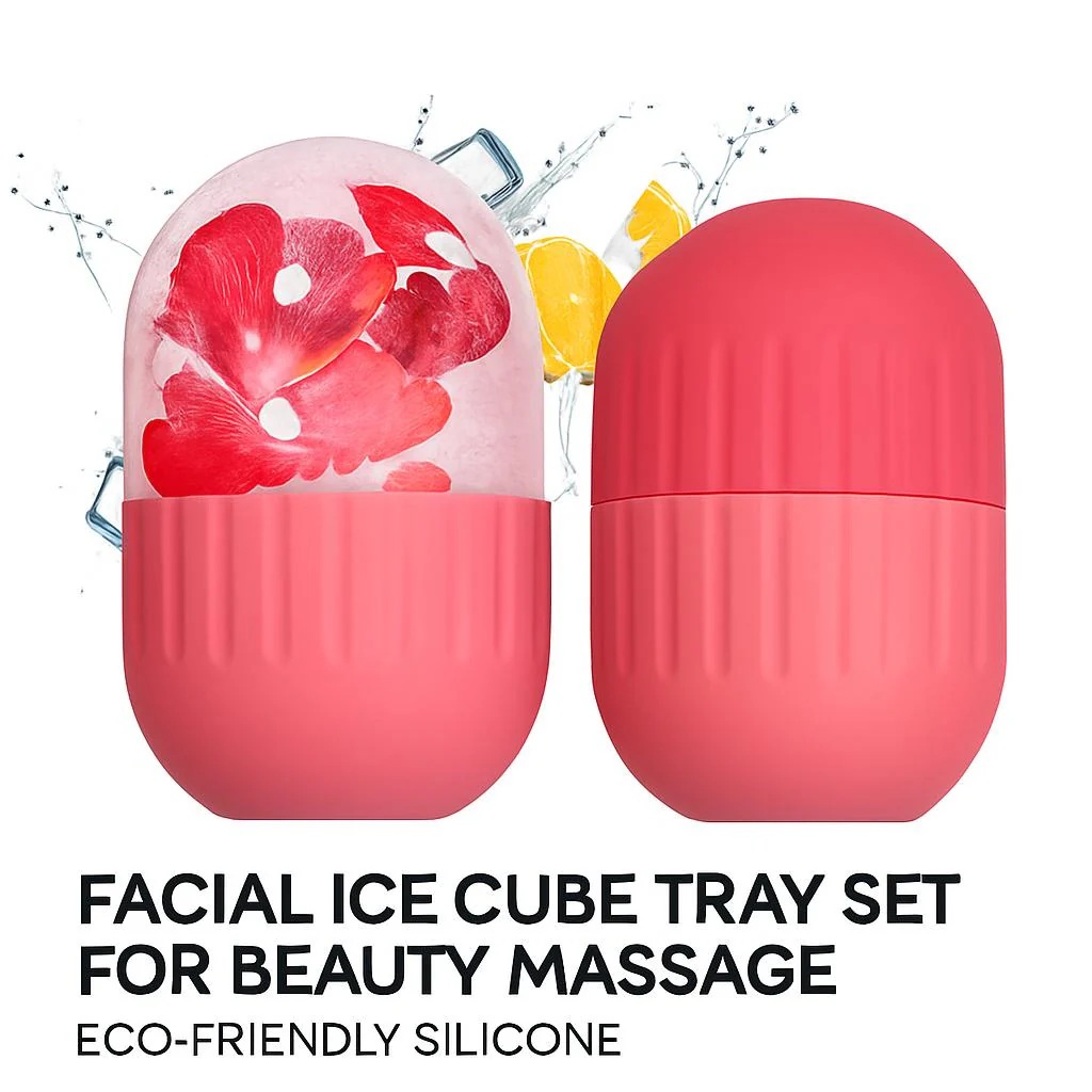 Facial Ice Cube Tray Set for Beauty Massage - Eco-Friendly Silicone - Image 11