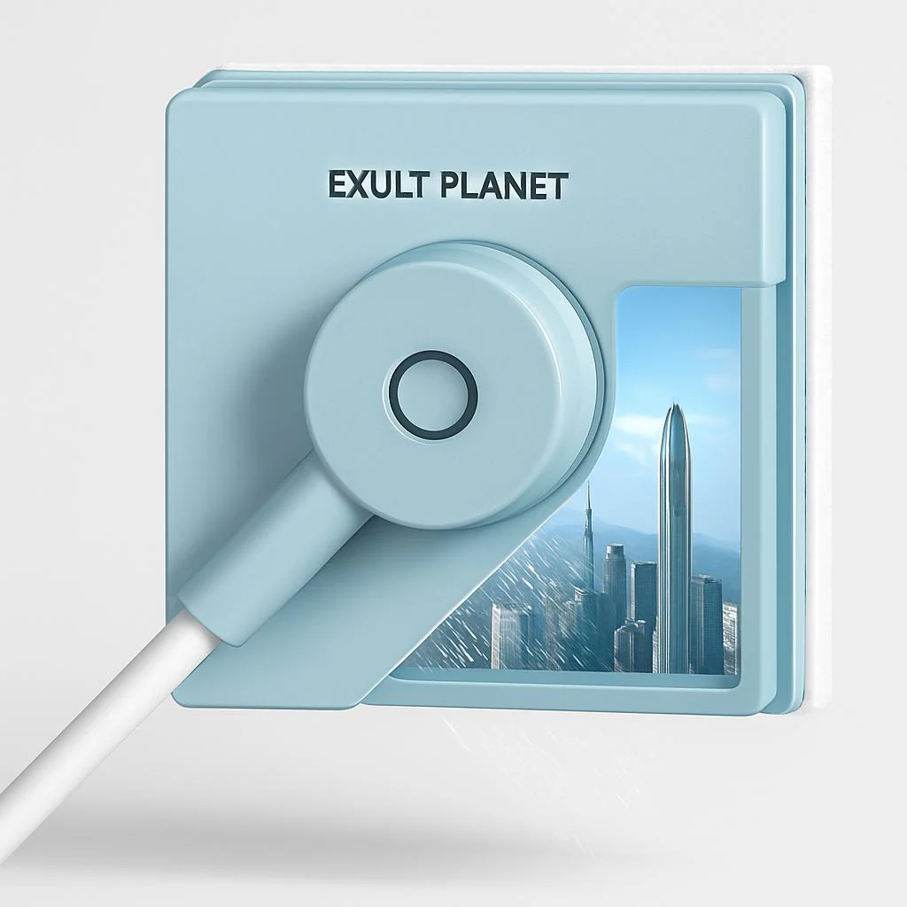 Eco-Friendly Double-Sided Glass Wiper for High Rise Windows - Image 13