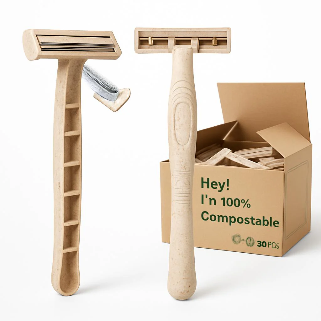 Eco-Friendly Bamboo Safety Razor - Sustainable Shaving Solution - Image 5