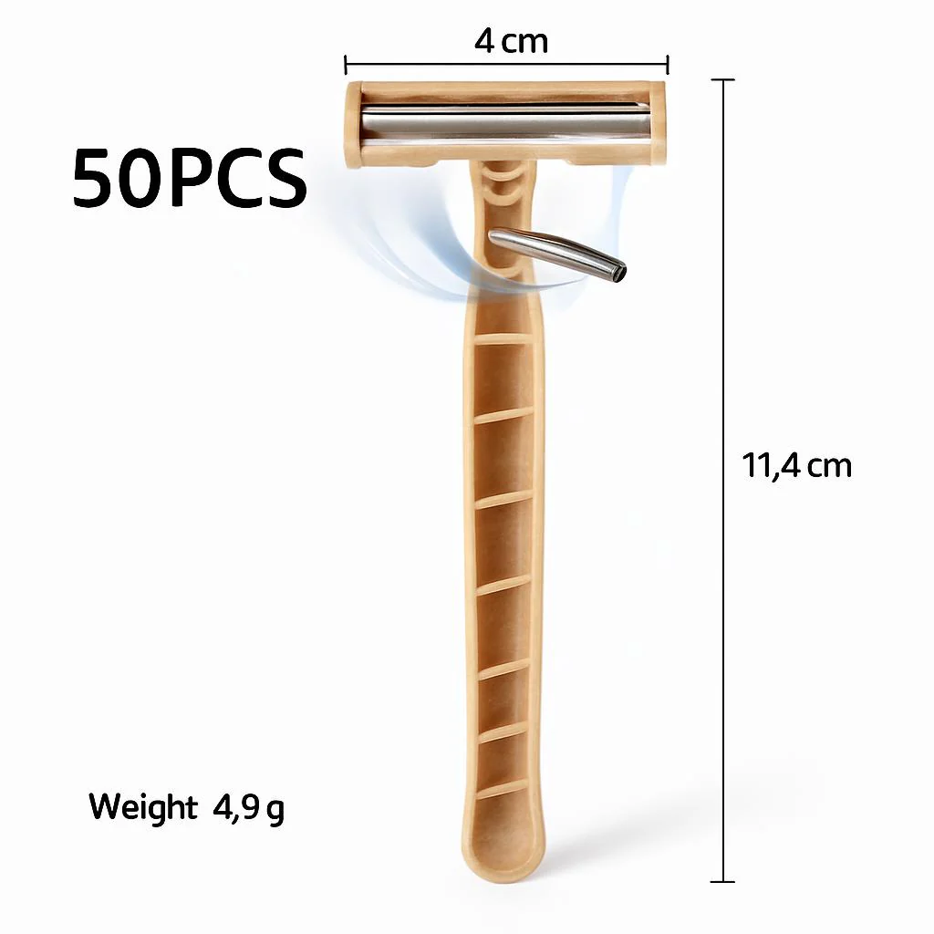 Eco-Friendly Bamboo Safety Razor - Sustainable Shaving Solution - Image 7