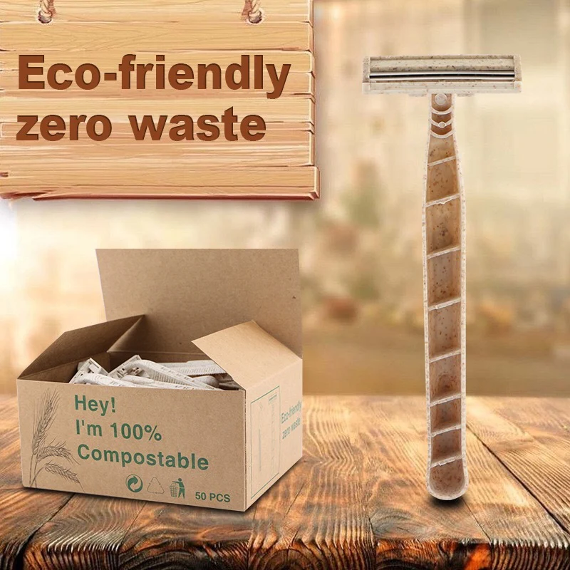 Eco-Friendly Bamboo Safety Razor - Sustainable Shaving Solution - Image 8