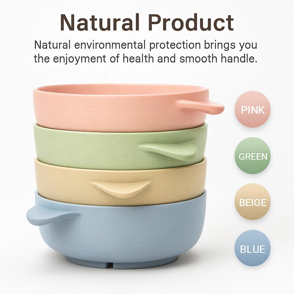 Eco-Friendly Biodegradable Rice Bowl and Spoon Set - Image 6